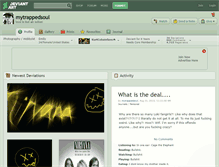 Tablet Screenshot of mytrappedsoul.deviantart.com