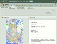 Tablet Screenshot of liavilore.deviantart.com