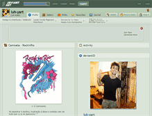 Tablet Screenshot of luh-yart.deviantart.com