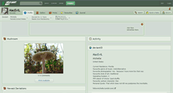 Desktop Screenshot of macevil.deviantart.com