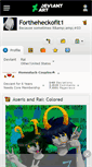 Mobile Screenshot of fortheheckofit1.deviantart.com
