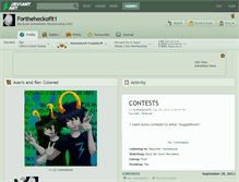 Tablet Screenshot of fortheheckofit1.deviantart.com