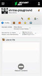 Mobile Screenshot of elviras-playground.deviantart.com