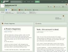 Tablet Screenshot of kankurolove133.deviantart.com