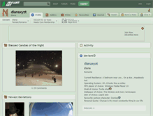 Tablet Screenshot of dianaxyzt.deviantart.com