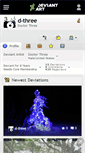 Mobile Screenshot of d-three.deviantart.com