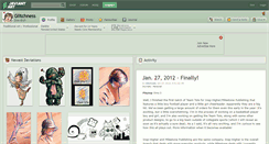 Desktop Screenshot of glitchness.deviantart.com