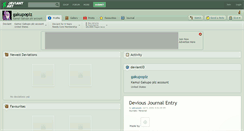 Desktop Screenshot of gakupoplz.deviantart.com