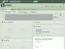 Tablet Screenshot of gakupoplz.deviantart.com