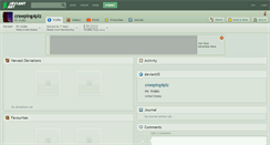 Desktop Screenshot of creeping4plz.deviantart.com