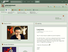 Tablet Screenshot of julientainmont.deviantart.com