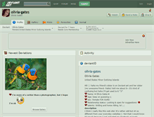 Tablet Screenshot of olivia-gates.deviantart.com