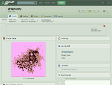 Tablet Screenshot of dreamstory.deviantart.com