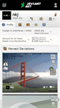 Mobile Screenshot of nkj.deviantart.com
