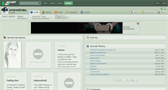 Desktop Screenshot of antaresdrake.deviantart.com