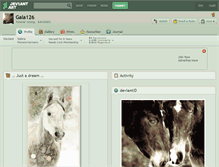 Tablet Screenshot of gala126.deviantart.com
