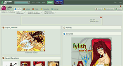 Desktop Screenshot of lylith.deviantart.com