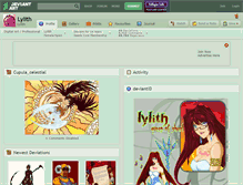 Tablet Screenshot of lylith.deviantart.com