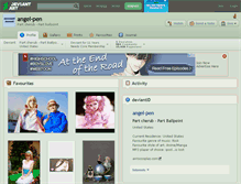Tablet Screenshot of angel-pen.deviantart.com