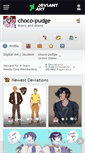 Mobile Screenshot of choco-pudge.deviantart.com