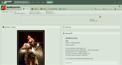 Desktop Screenshot of deadbysunrise.deviantart.com
