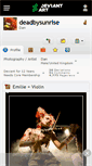 Mobile Screenshot of deadbysunrise.deviantart.com