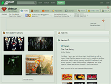 Tablet Screenshot of dirtscan.deviantart.com