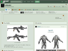 Tablet Screenshot of ltdimitri.deviantart.com