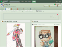 Tablet Screenshot of irukaaoi.deviantart.com