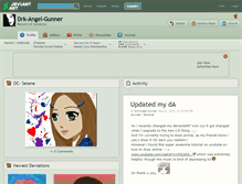 Tablet Screenshot of drk-angel-gunner.deviantart.com