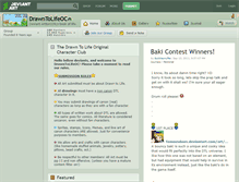 Tablet Screenshot of drawntolifeoc.deviantart.com