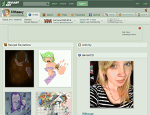 Tablet Screenshot of kittaaay.deviantart.com