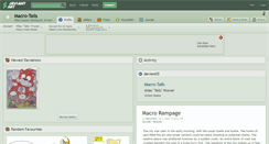 Desktop Screenshot of macro-tails.deviantart.com