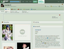 Tablet Screenshot of morota12.deviantart.com