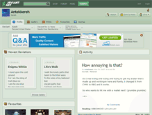 Tablet Screenshot of antekkereh.deviantart.com