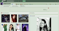 Desktop Screenshot of laegelgreenleaf.deviantart.com