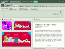 Tablet Screenshot of finalixerx.deviantart.com