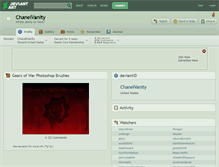 Tablet Screenshot of chanelvanity.deviantart.com