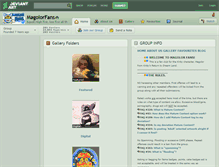 Tablet Screenshot of magolorfans.deviantart.com