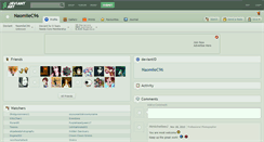 Desktop Screenshot of naomiiec96.deviantart.com