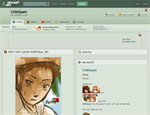 Tablet Screenshot of chibispain.deviantart.com