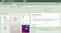 Desktop Screenshot of centaurlink1121.deviantart.com