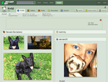 Tablet Screenshot of kwizi.deviantart.com