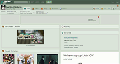 Desktop Screenshot of naruto-madness.deviantart.com
