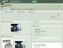 Tablet Screenshot of mxpx-fans.deviantart.com