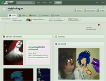 Tablet Screenshot of majeh-dragon.deviantart.com