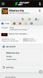 Mobile Screenshot of misarou-ina.deviantart.com