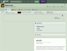 Tablet Screenshot of misarou-ina.deviantart.com
