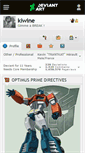 Mobile Screenshot of kiwine.deviantart.com