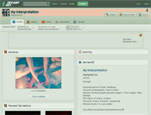 Tablet Screenshot of my-interpretation.deviantart.com